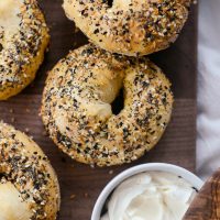 Air Fryer Everything Bagels l SimplyScratch.com #airfryer #airfried #everything #bagels #everythingseasoning #light #lowfat #ww #lowpoint