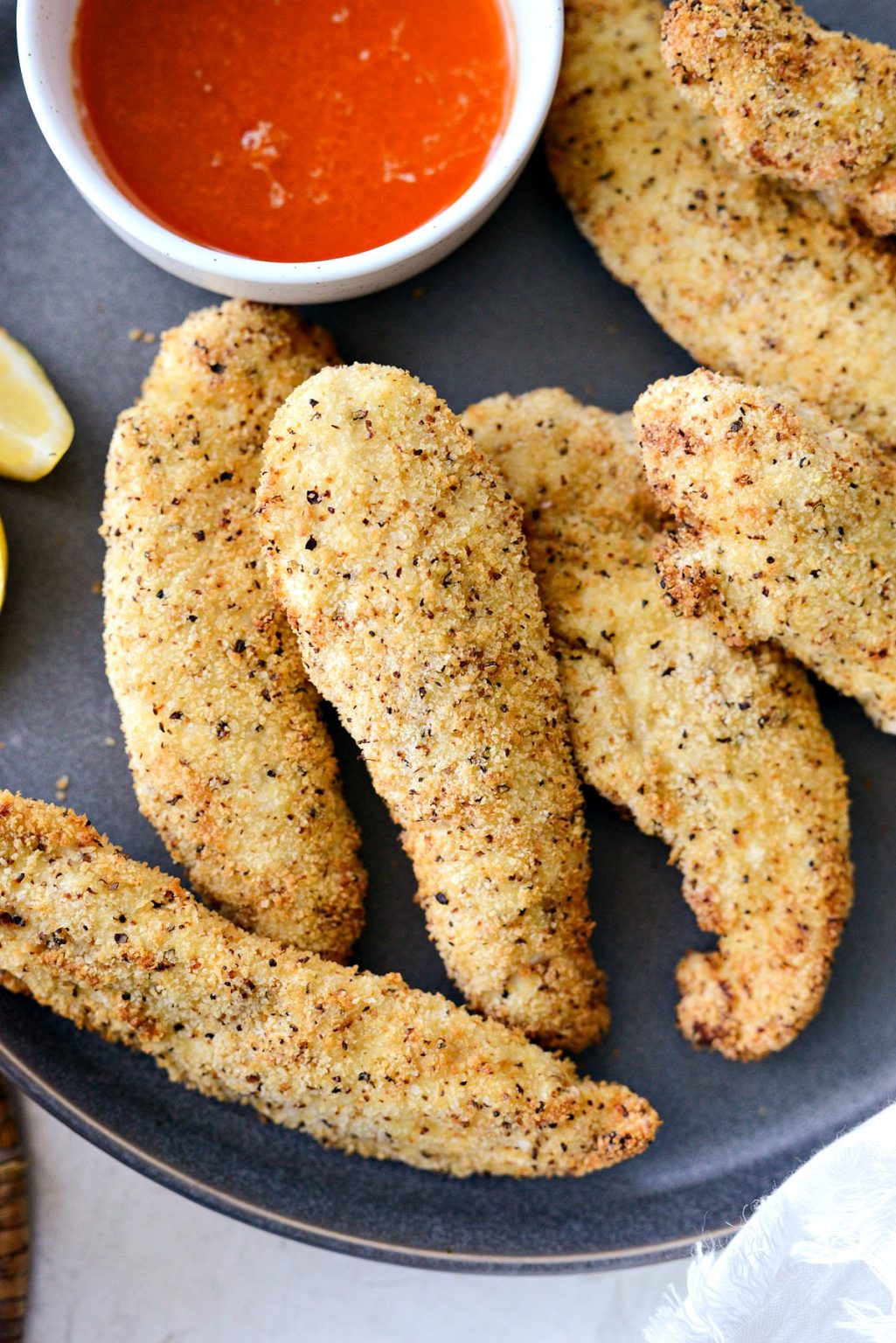 Air Fryer Lemon Pepper Chicken Tenders Simply Scratch