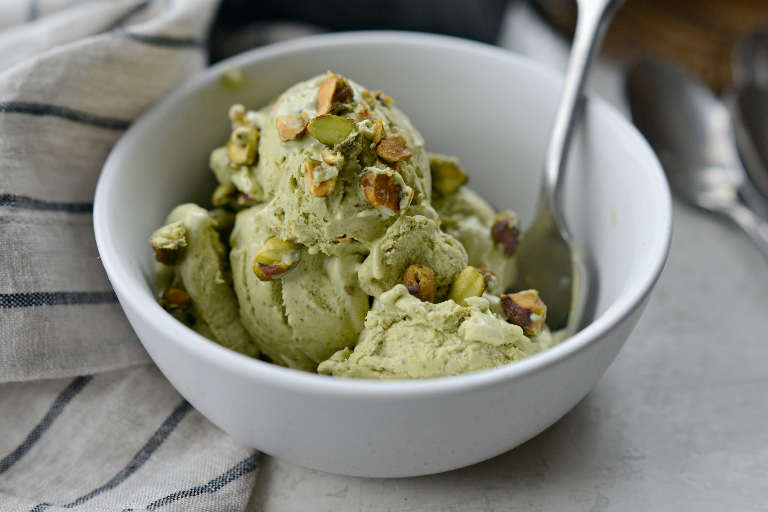 No-Churn Pistachio Ice Cream image