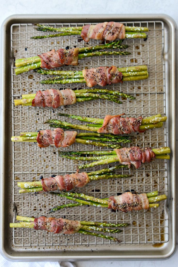 Bacon Wrapped Asparagus Bundles Simply Scratch