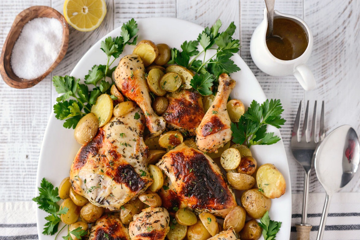 Buttermilk Roasted Chicken Dinner Simply Scratch