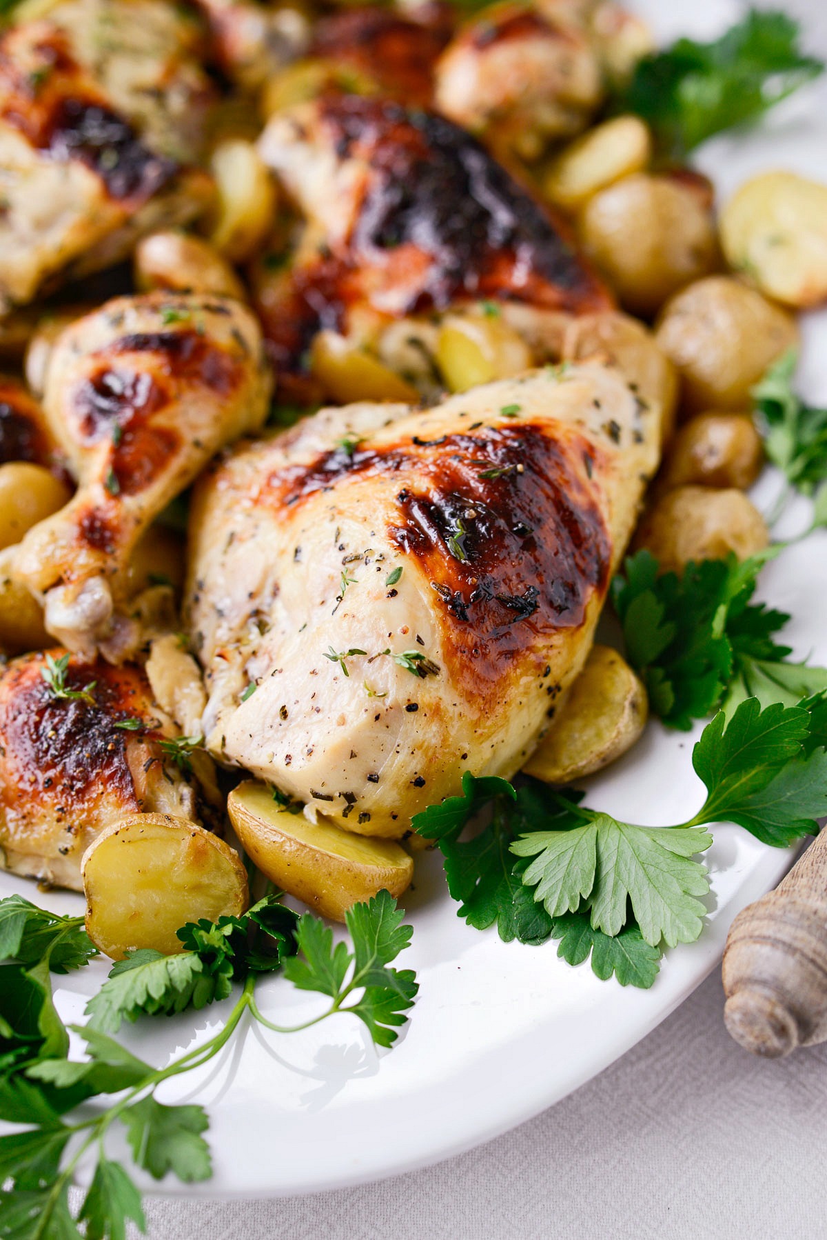 Buttermilk Roasted Chicken Dinner Simply Scratch