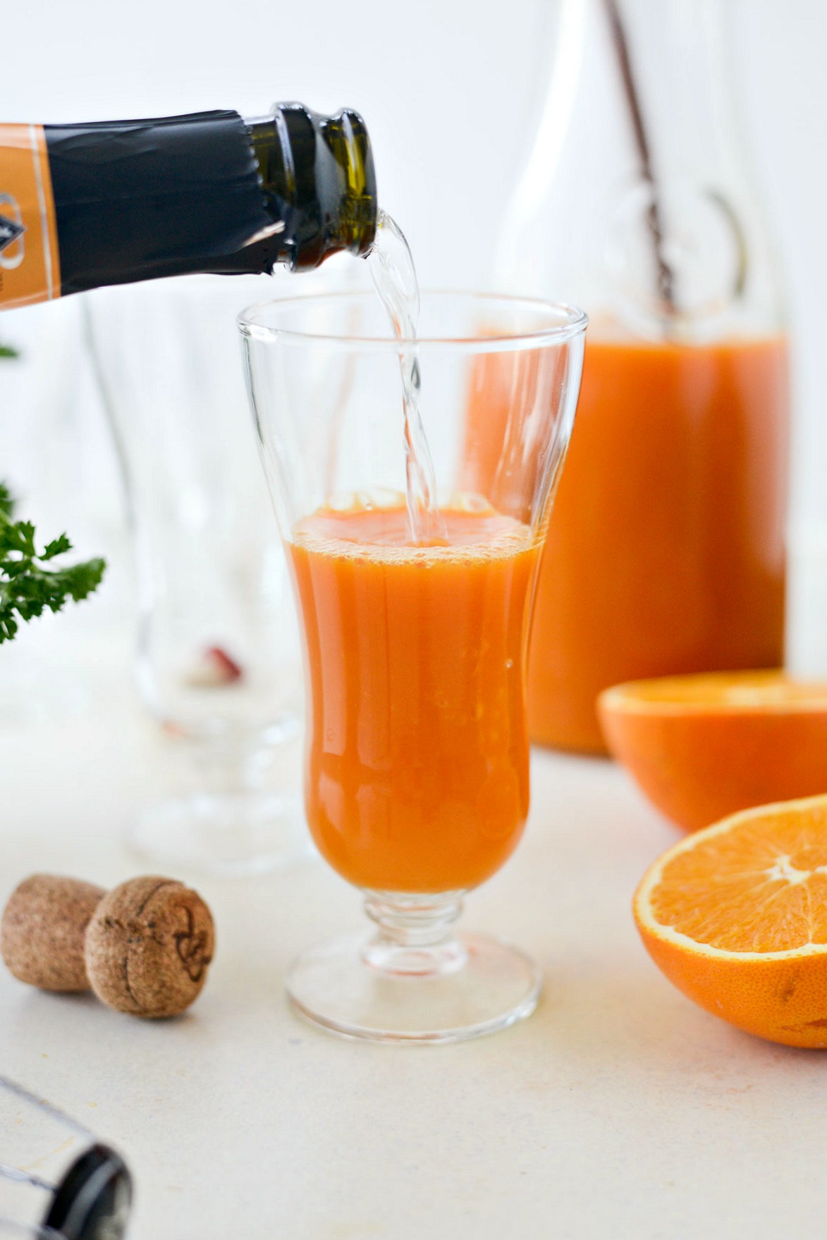 Carrot Orange Mimosas Simply Scratch