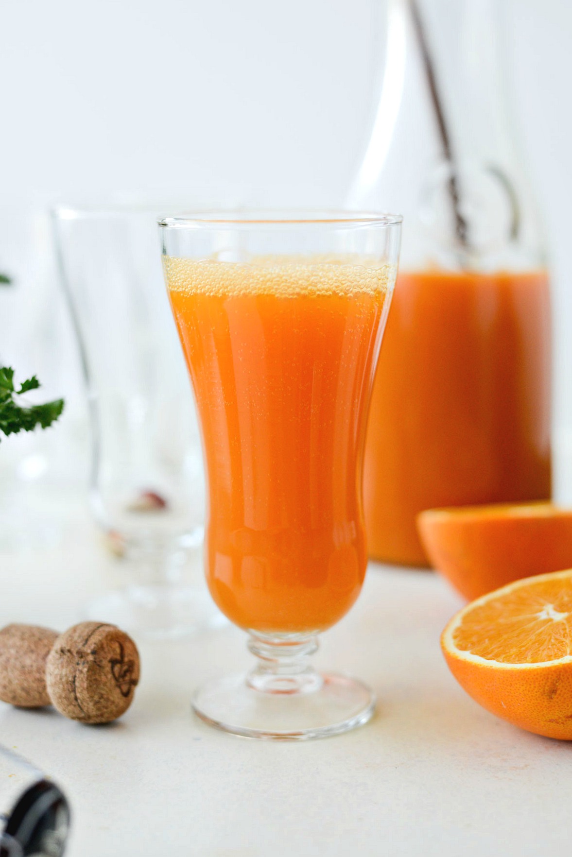 Carrot Orange Mimosas Simply Scratch