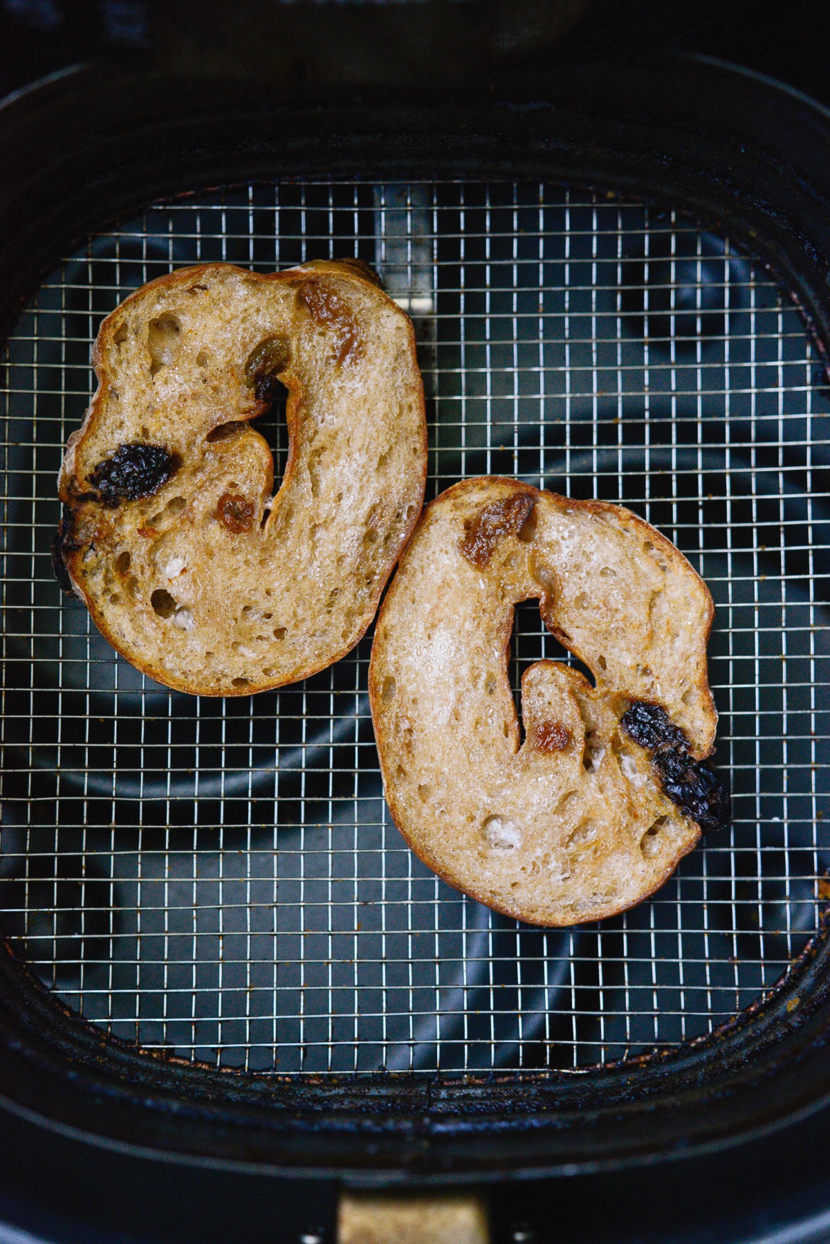 Air Fryer Cinnamon Raisin Bagels Simply Scratch