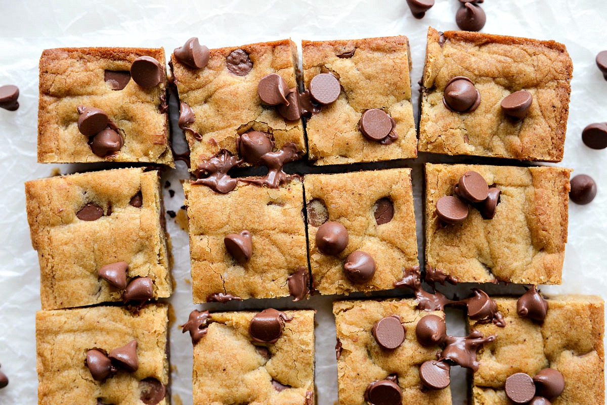 Brown Butter Chocolate Chip Blondies Simply Scratch