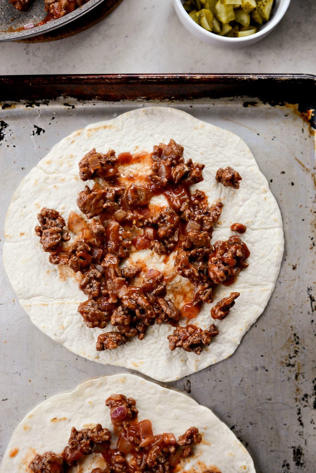 Cheeseburger Tortilla Pizza Simply Scratch