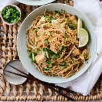 Easy Chicken Pad Thai l SimplyScratch.com #homemade #padthai #chicken #noodles #stirfry #easy #dinner #recipe