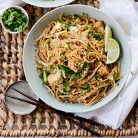 Easy Chicken Pad Thai l SimplyScratch.com #homemade #padthai #chicken #noodles #stirfry #easy #dinner #recipe