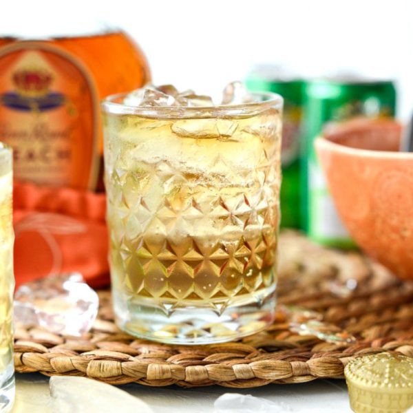 Lewis' Ginger Peach Whiskey Cocktail Simply Scratch