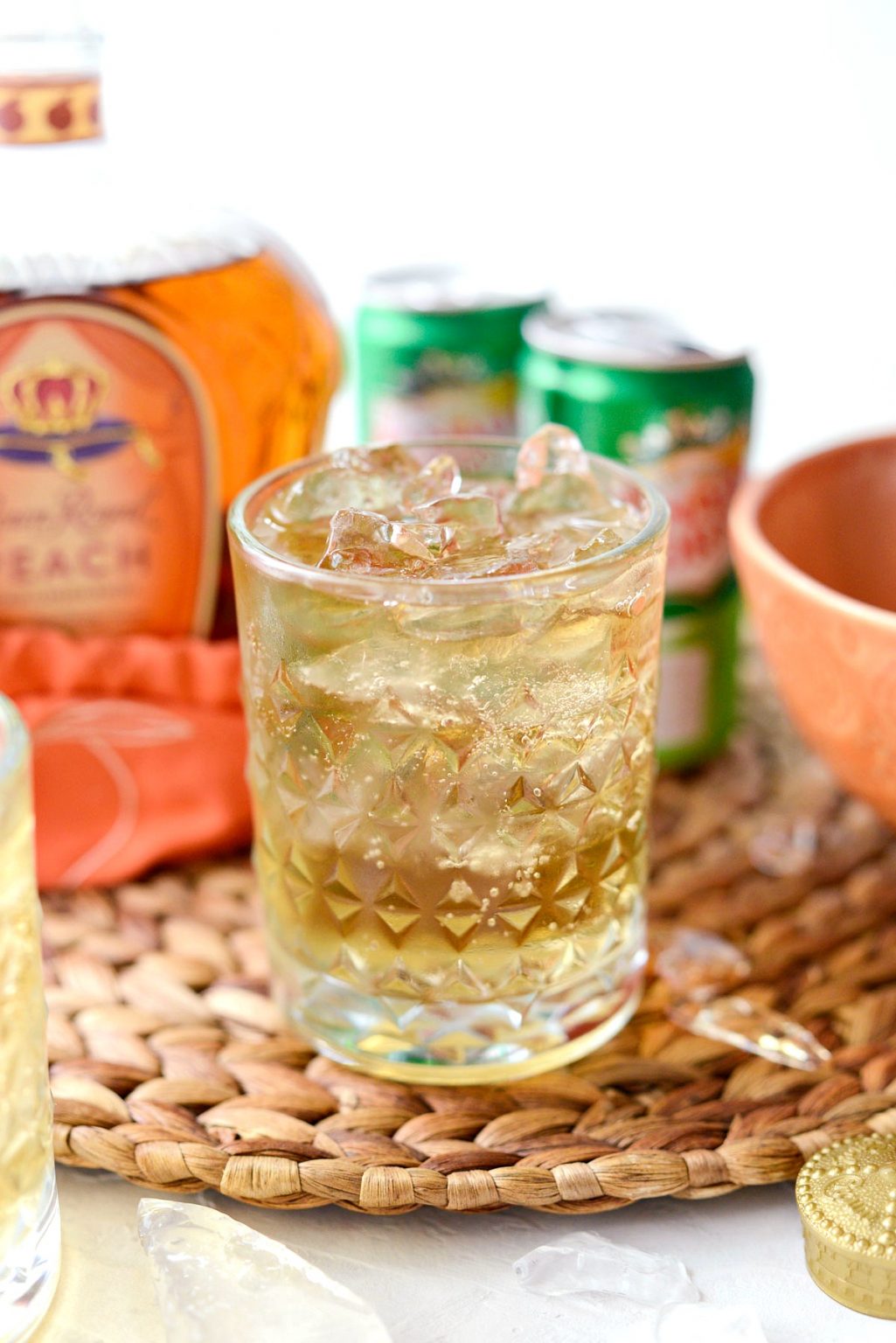 Lewis' Ginger Peach Whiskey Cocktail Simply Scratch