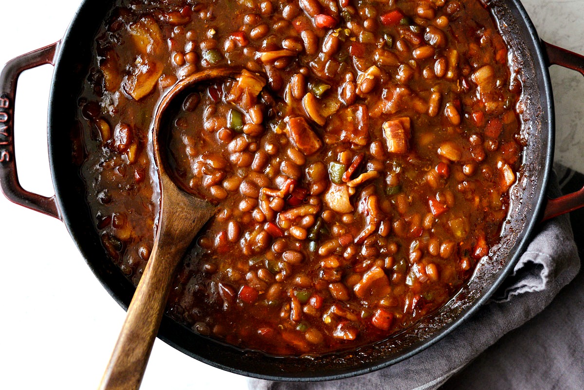 image of One Pot Wicked Baked Beans recipe by Simply Scratch