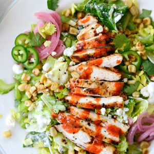 Summer Buffalo Grilled Chicken Salad