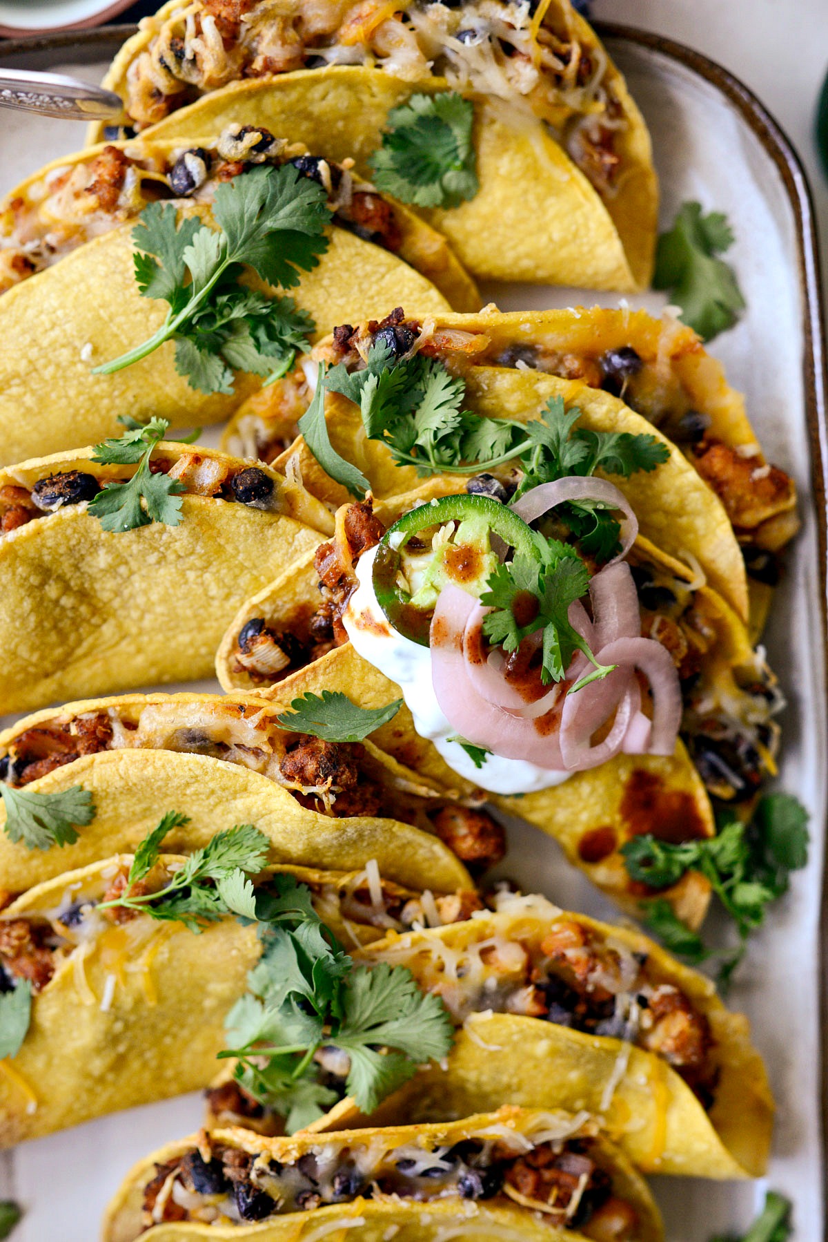 Air Fryer Chipotle Chicken Black Bean Tacos Simply Scratch