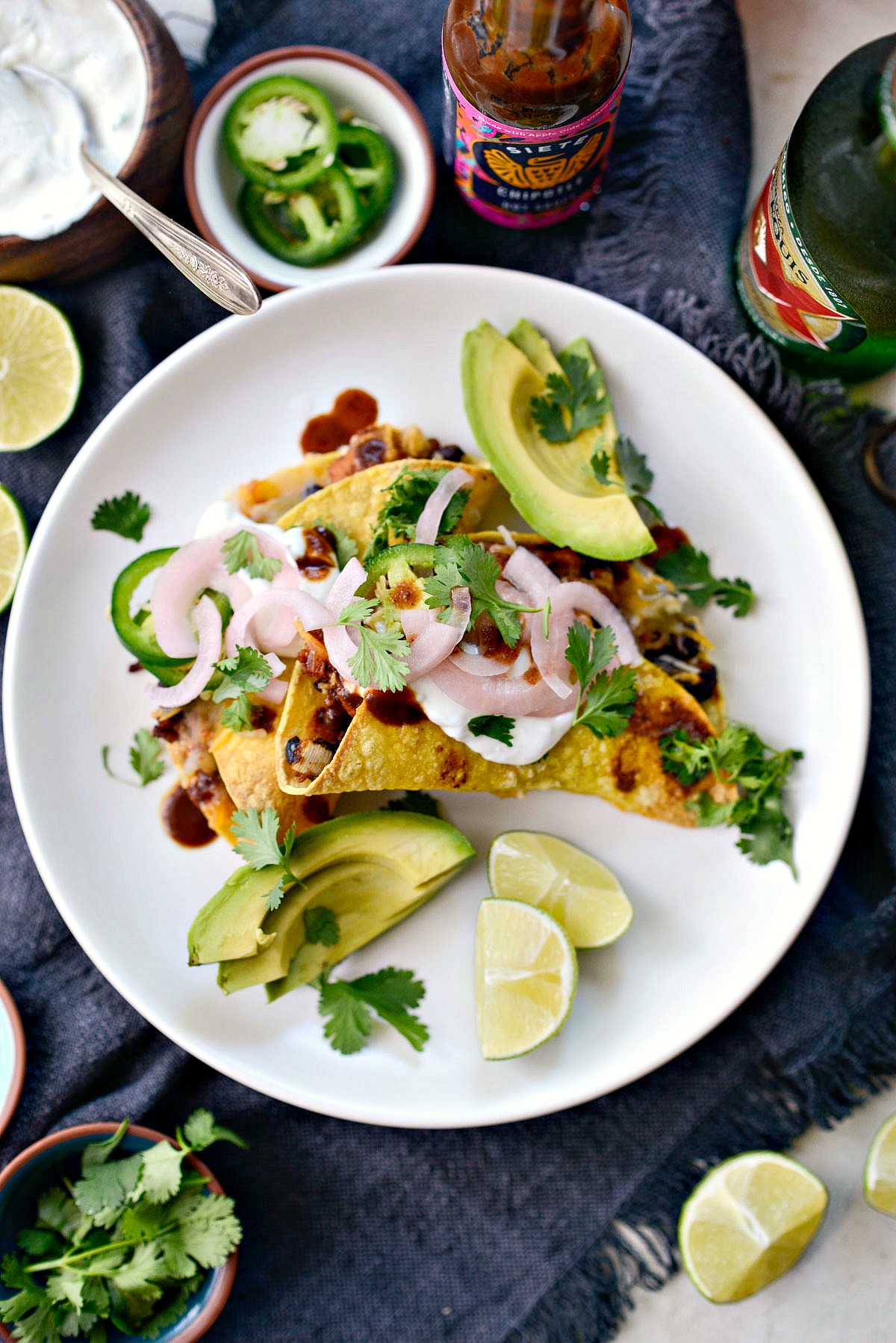 Air Fryer Chipotle Chicken Black Bean Tacos Simply Scratch