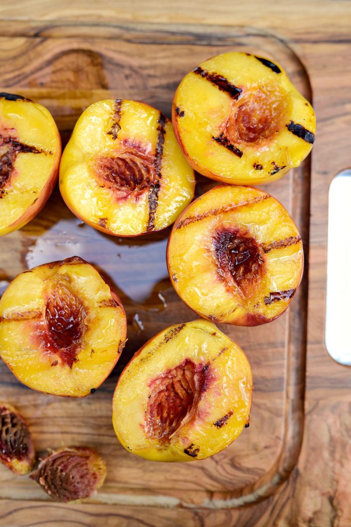 grilled peaches