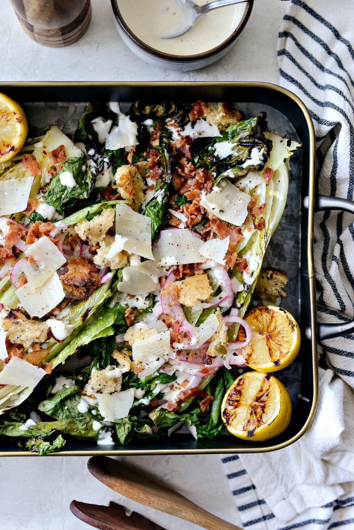 Grilled Romaine Salad - Simply Scratch