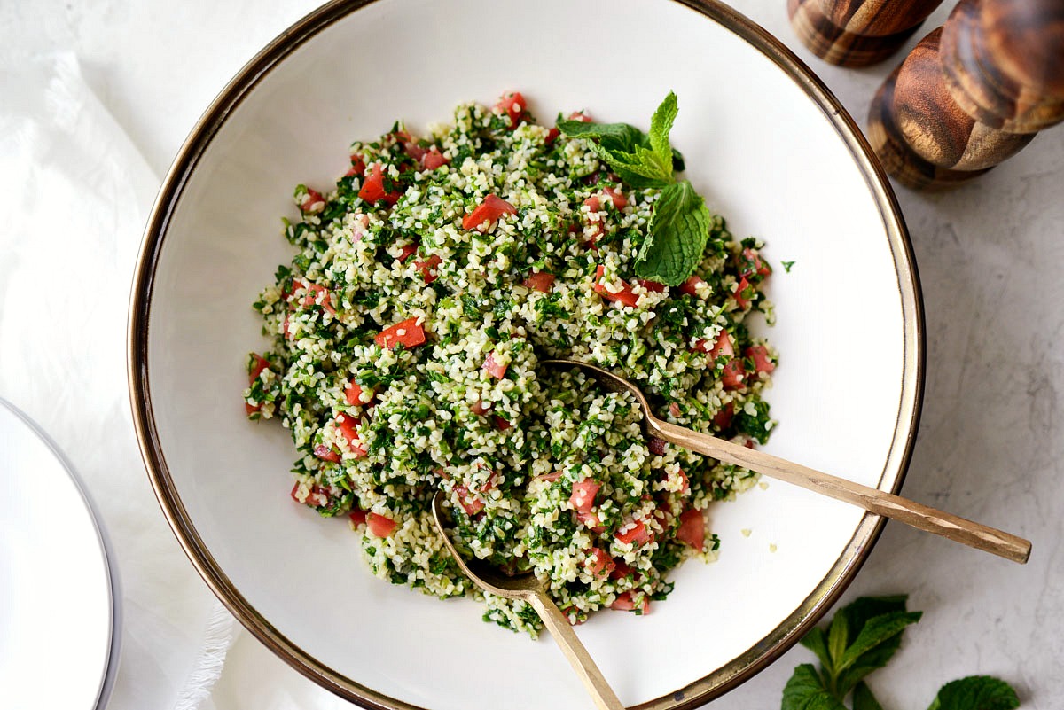 Homemade Tabbouleh Recipe Simply Scratch