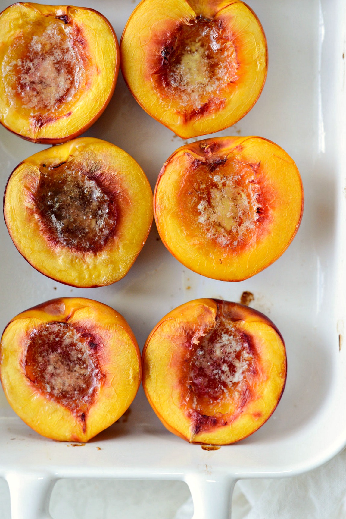Baked Nectarines with Oatmeal Cookie Crumble Simply Scratch