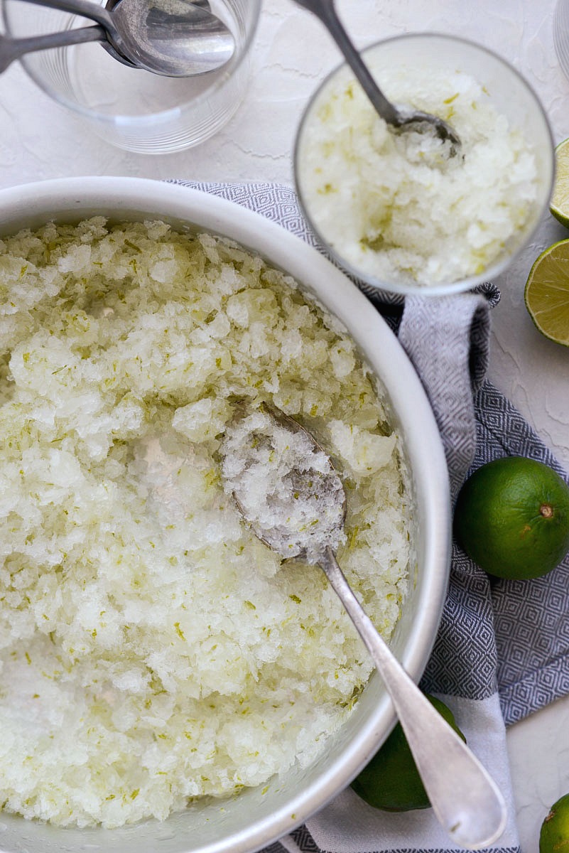 Gin and Tonic Granita Simply Scratch