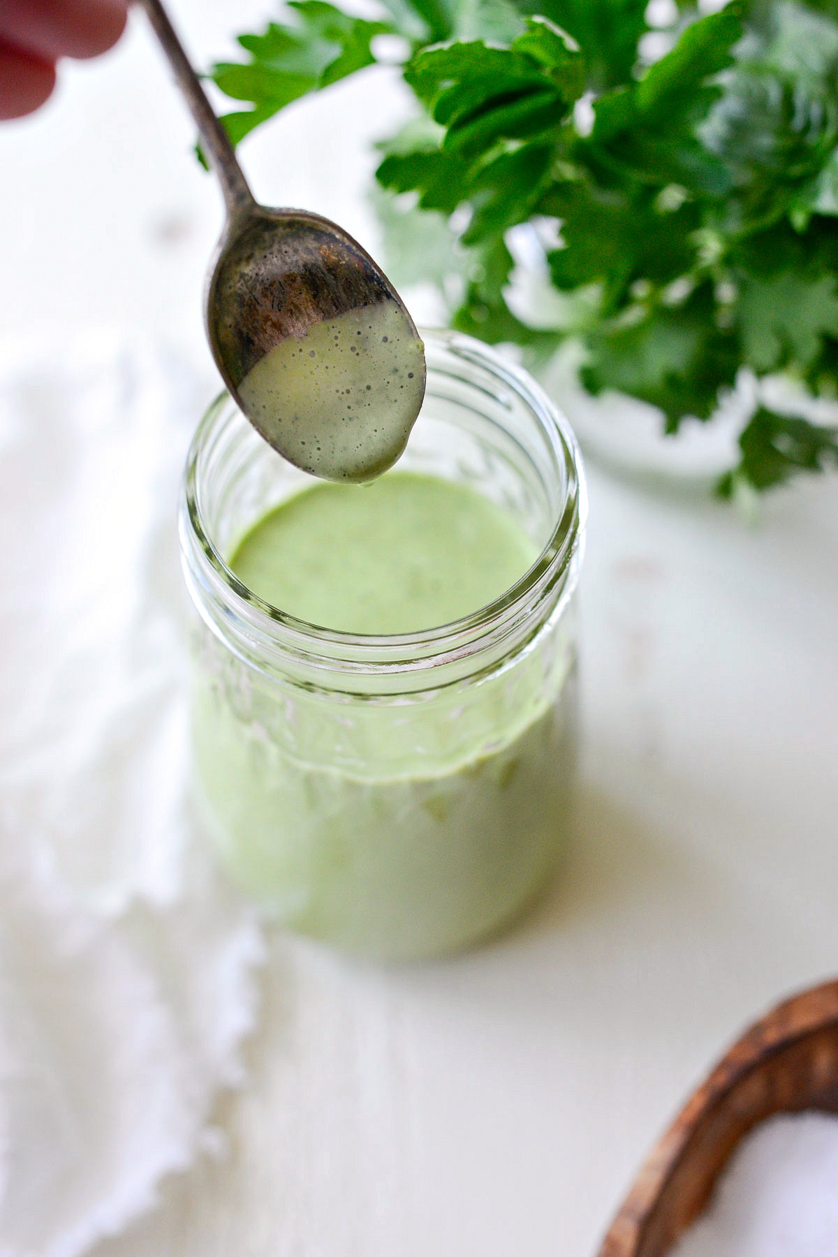 Greek Yogurt Green Goddess Salad Dressing Simply Scratch