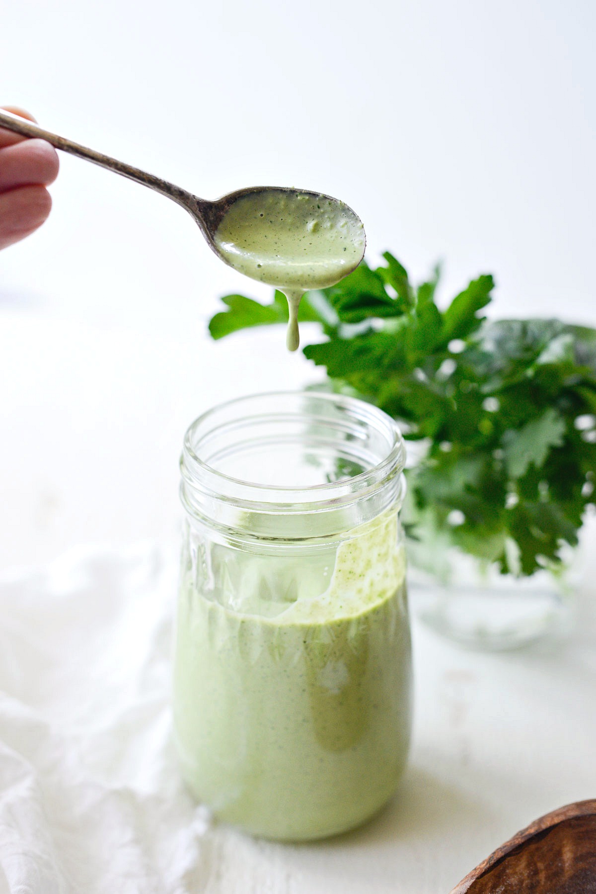 Greek Yogurt Green Goddess Salad Dressing Simply Scratch