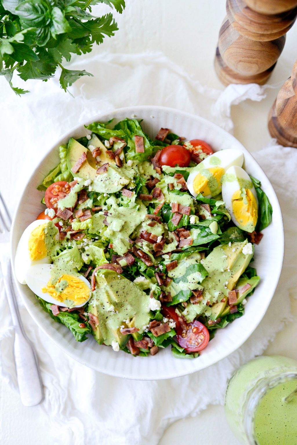 Greek Yogurt Green Goddess Salad Dressing Simply Scratch