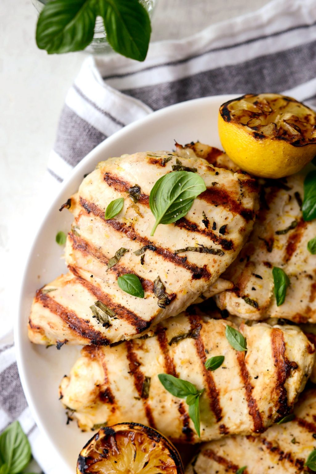 Grilled Lemon Basil Chicken Simply Scratch