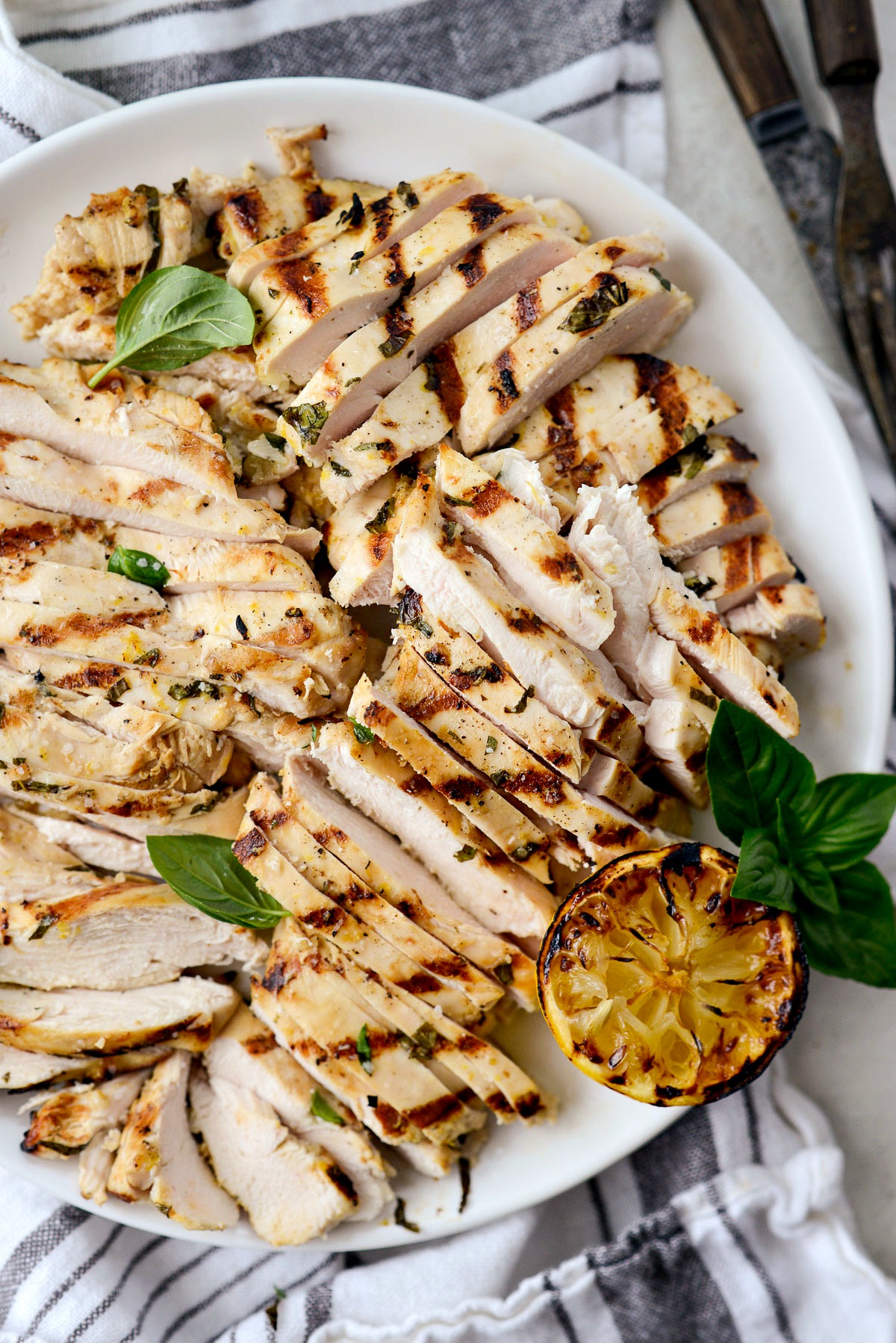 Grilled Lemon Basil Chicken Simply Scratch