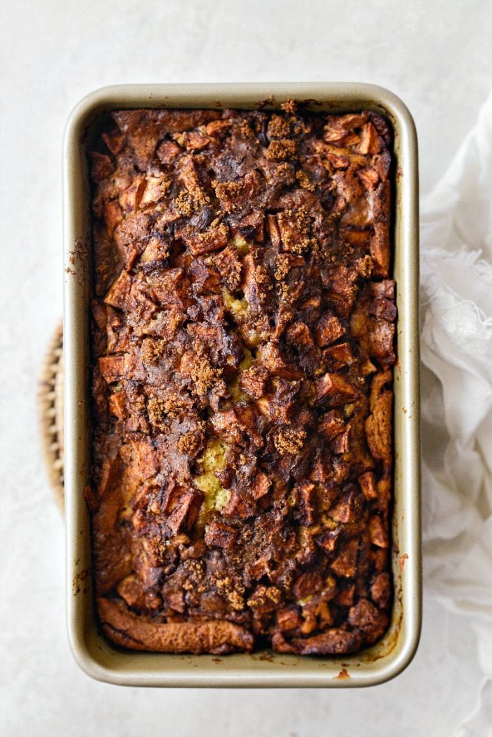 just baked Dutch Apple Fritter Bread