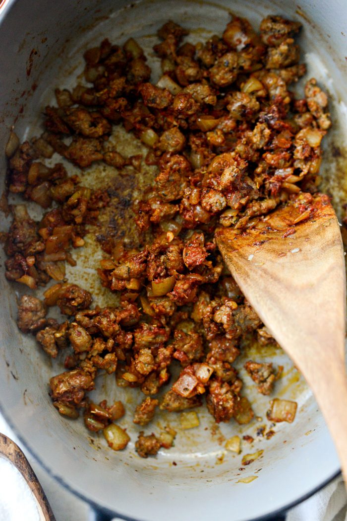 stir and cook 1 minute to caramelize tomato paste