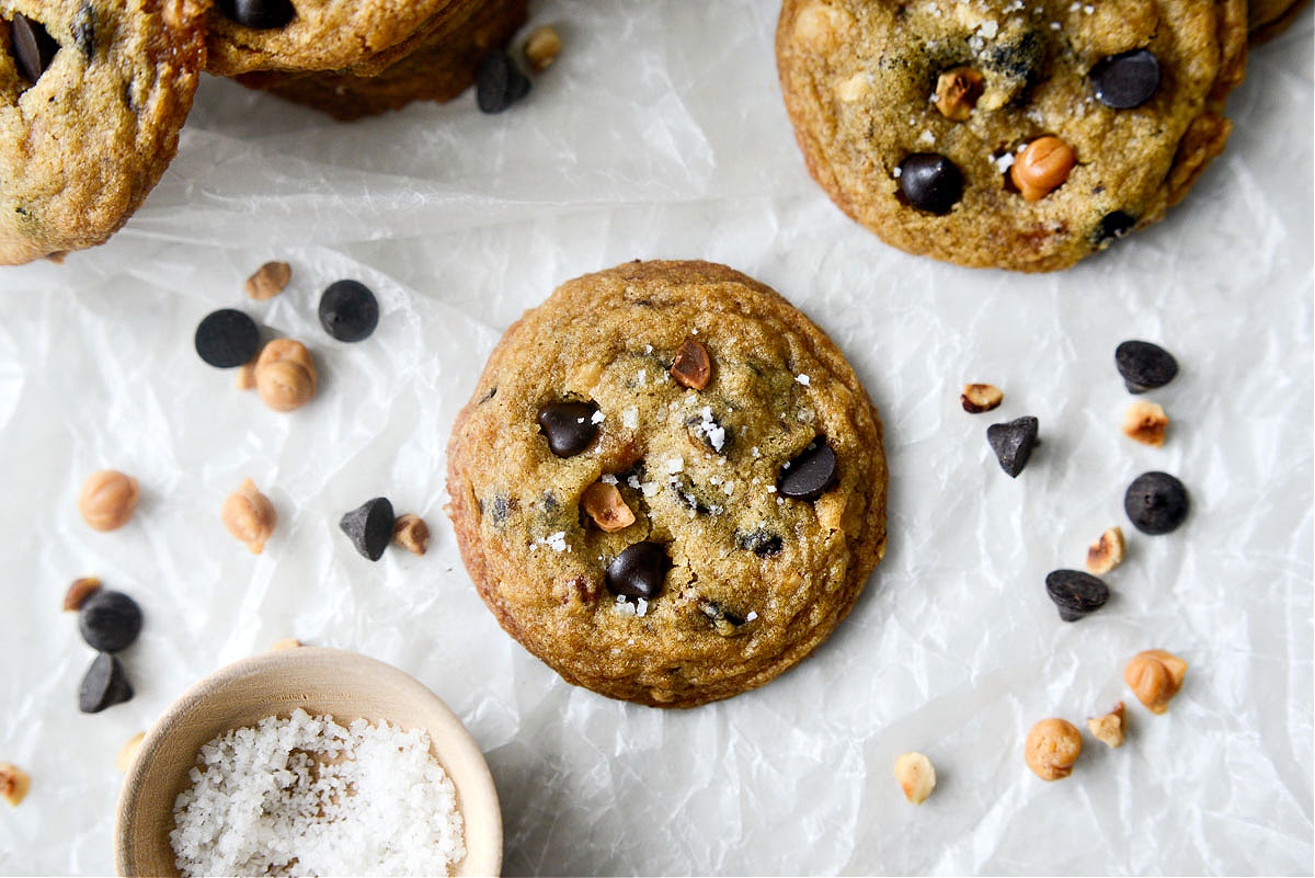 Salted Caramel Espresso Hazelnut Cookies Simply Scratch