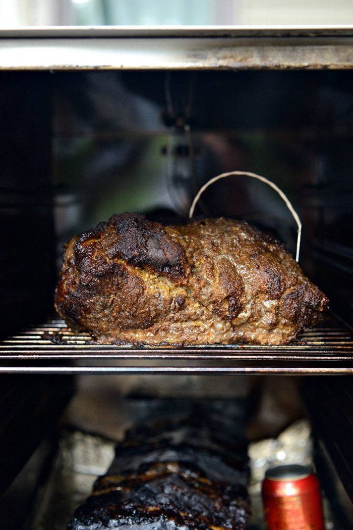 smoked pork shoulder (butt) at 160 degrees