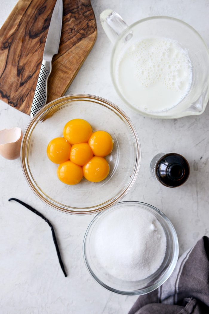 vanilla bean gelato ingredients.