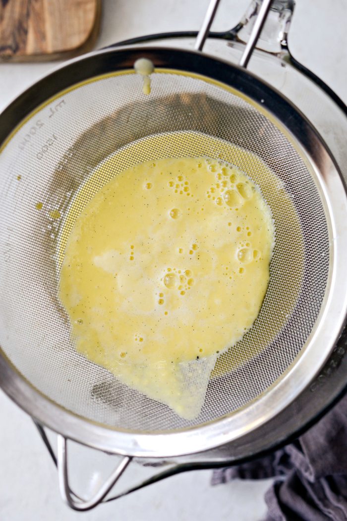 strain the gelato bae through a sieve.