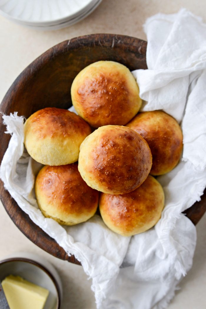 Brioche Dinner Rolls.