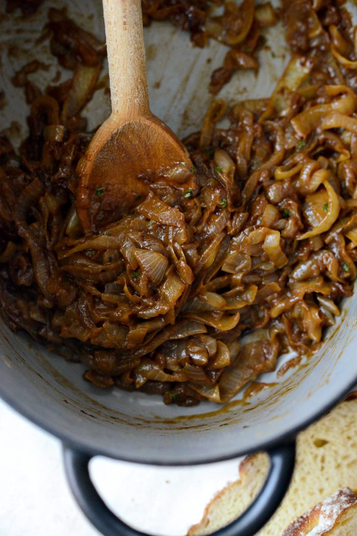 jammy caramelized onions.