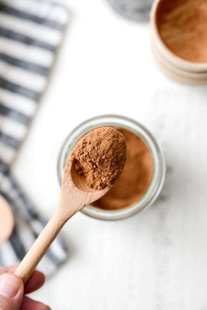 Teaspoon of Homemade Pumpkin Spice.