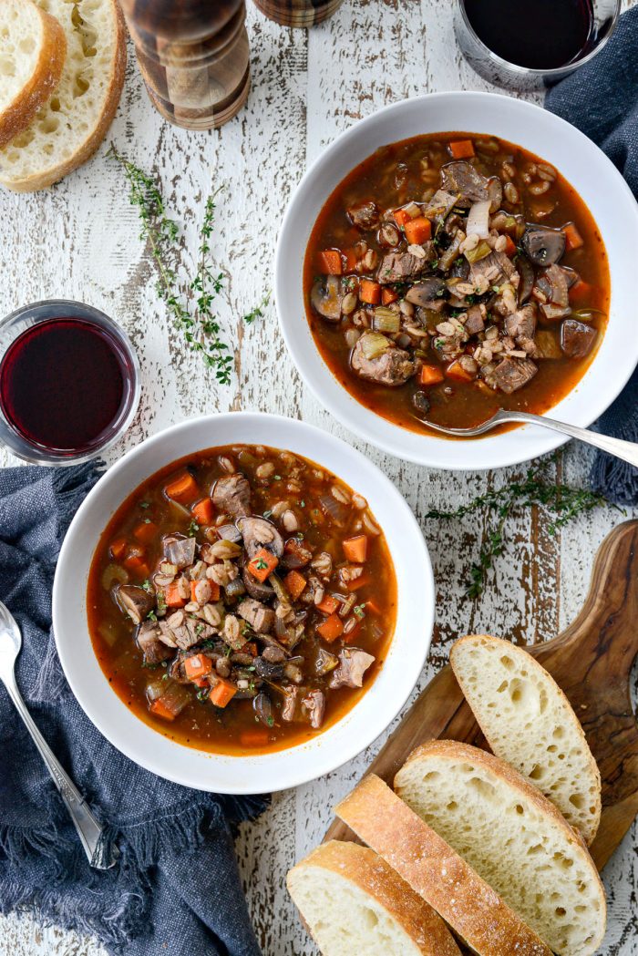 Leftover Prime Rib and Barley Soup