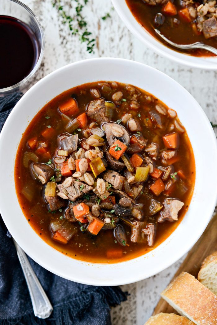 Leftover Prime Rib And Barley Soup Simply Scratch