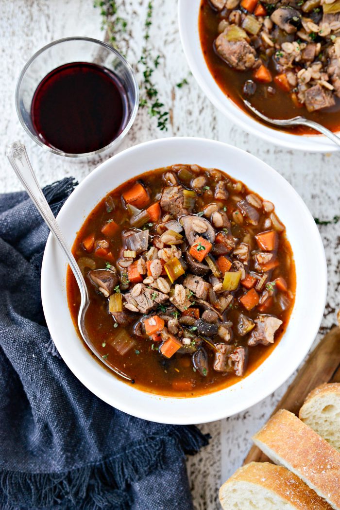 Leftover Prime Rib and Barley Soup