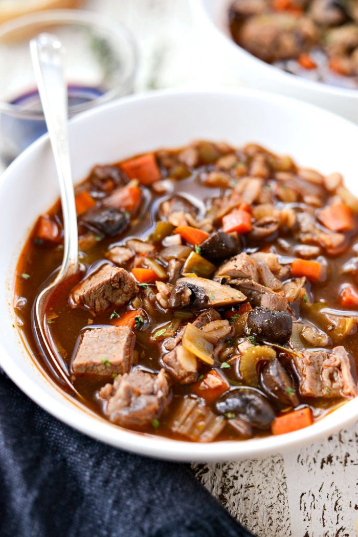 Leftover Prime Rib and Barley Soup