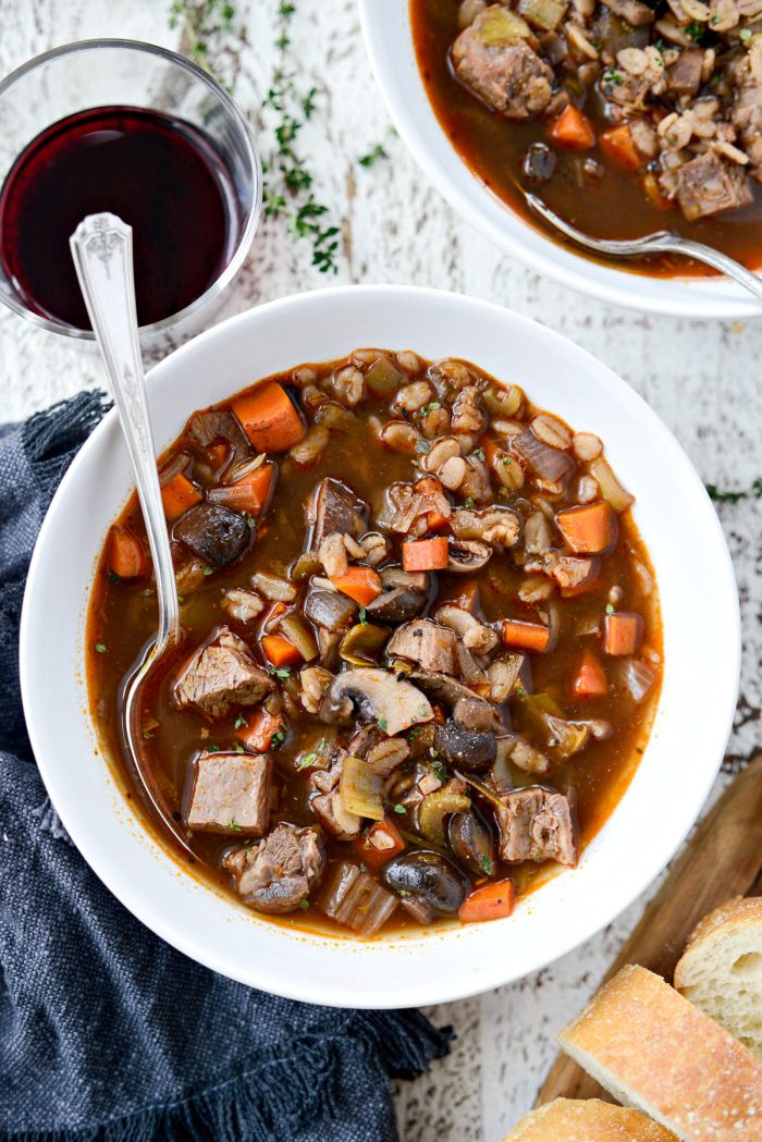 Leftover Prime Rib and Barley Soup