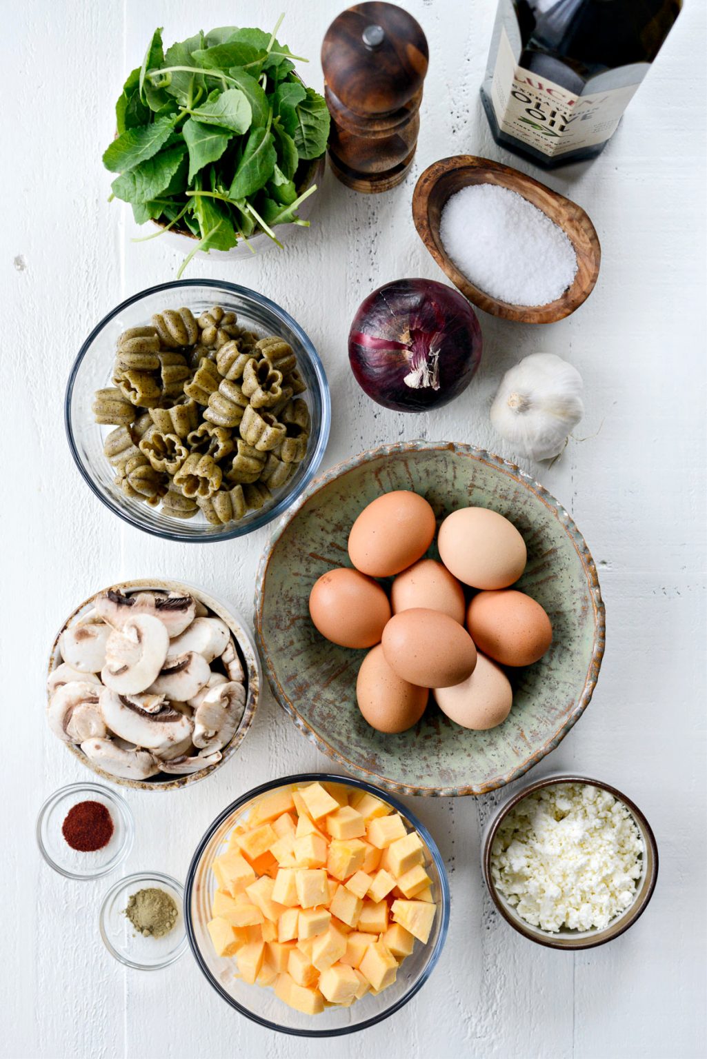 Roasted Pumpkin Kale and Feta Frittata Simply Scratch