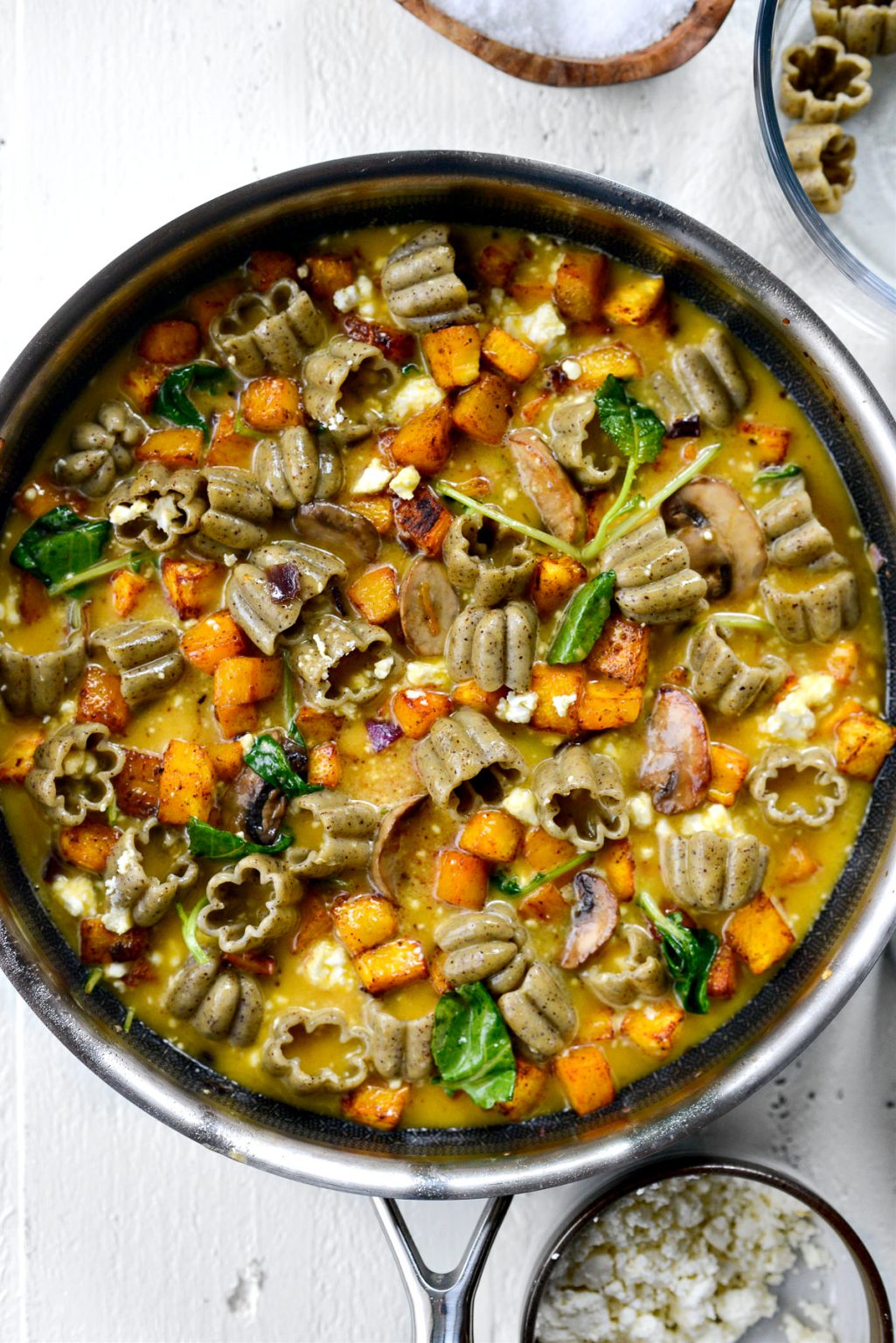 Roasted Pumpkin Kale and Feta Frittata Simply Scratch