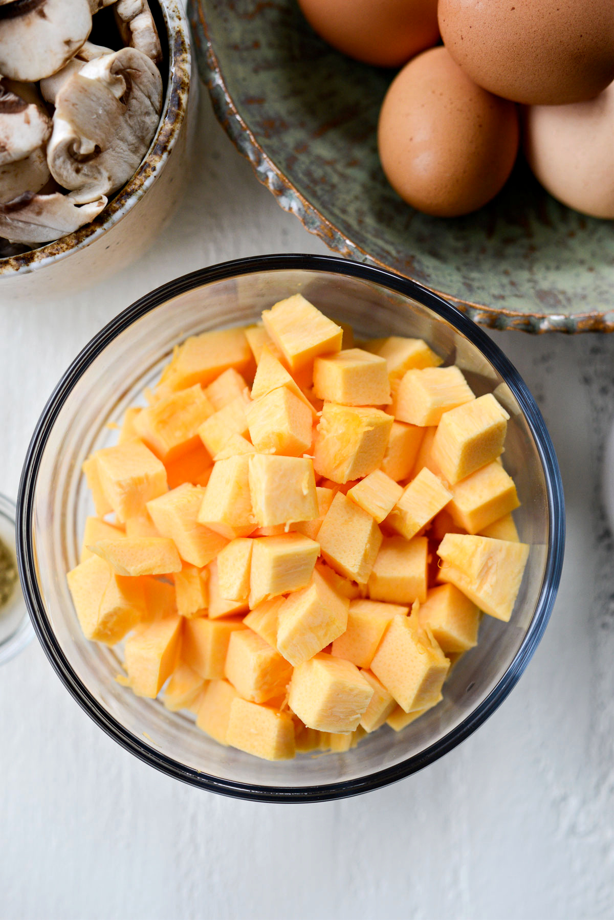Roasted Pumpkin Kale and Feta Frittata Simply Scratch