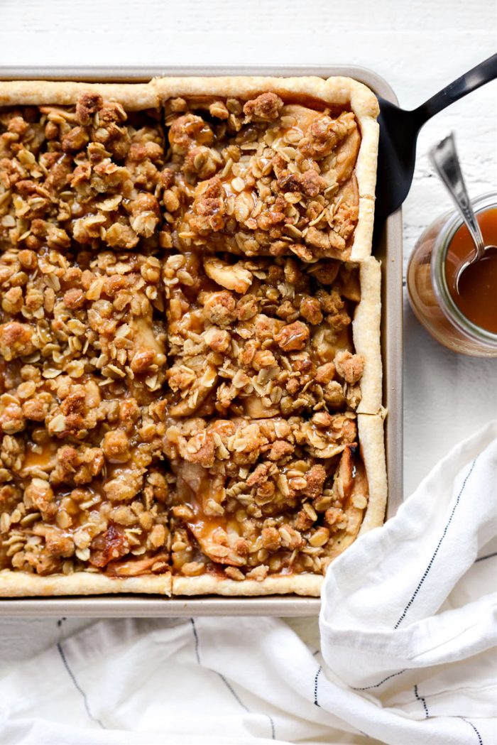 Caramel Apple Slab Pie - Simply Scratch