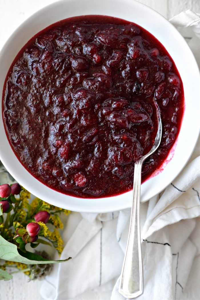 perfect homemade cranberry sauce.