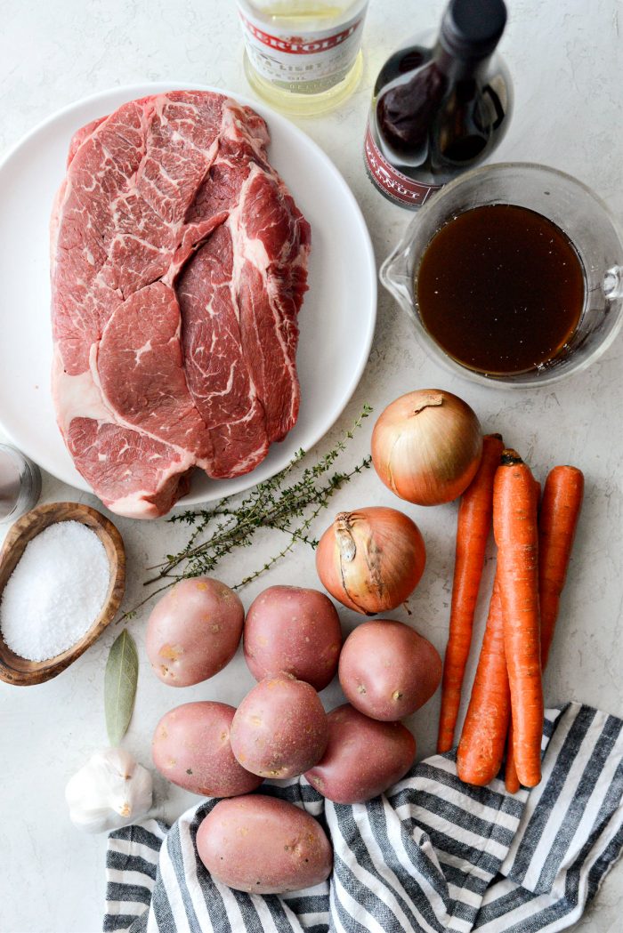 Classic Pot Roast Recipe ingredients