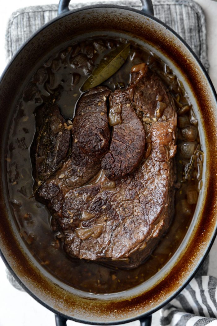 slow cooked pot roast